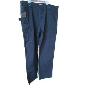 Wrangler Riggs Ranger New with Tags Relaxed Fit Blue Cargo Work Pants 44x32